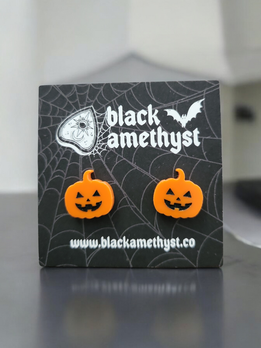 Jack O Lantern Studs